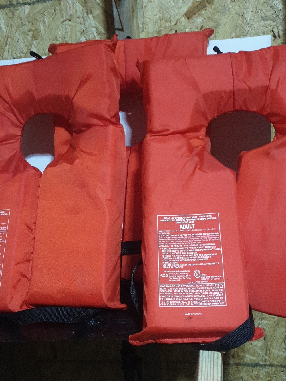 Adult Red Life Jacket - Unbranded